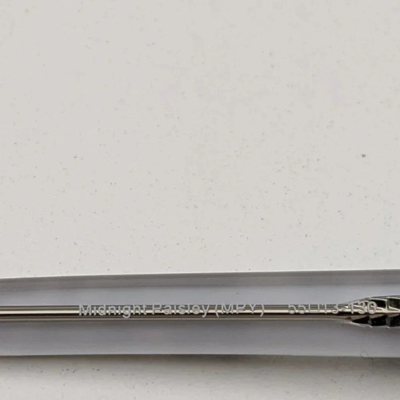 🕶️Vera Bradley Midnight Paisley(MPY) Eyeglasses 55/13/130 | ALH312🕶️ - Picture 7 of 9